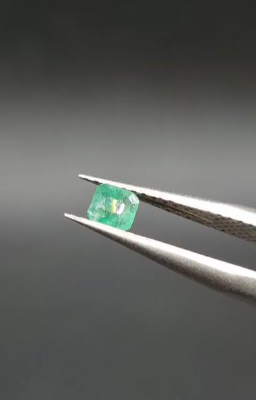 0.26ct 3.6x3.3mm Octagon Natural Emerald