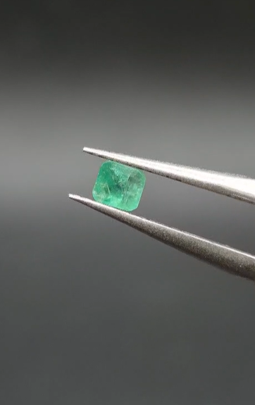 0.26ct 3.6x3.3mm Octagon Natural Emerald