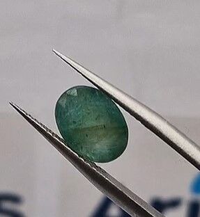 2.68ct 9.7x7.5mm Oval Natural Zambia Emerald