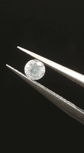 IGSL Sertifikalı - 0.21ct 3.60mm  I - P ( Milky ) Round  Cut Natural Diamond