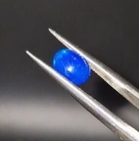 0.75ct 8x6.1mm Oval Natural Cabachon Ethiopian Opal