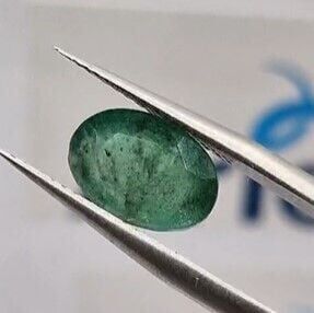 2.52ct 10.5x7.4mm Oval Natural Zambia Emerald