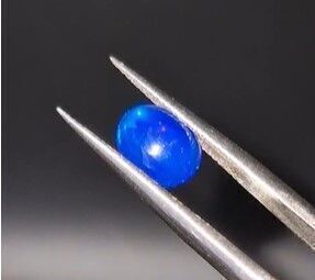 0.75ct 8x6.1mm Oval Natural Cabachon Ethiopian Opal