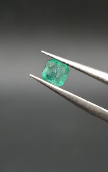 0.51ct 4.5mm Square Natural Emerald