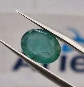 2.37ct 10.8x8.2mm Oval Natural Zambia Emerald