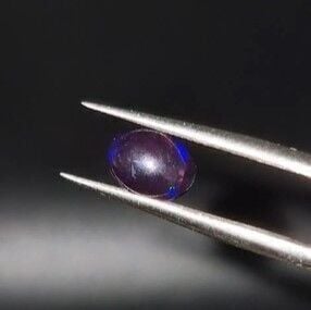 0.68ct 7.8x6.1mm Oval Natural Cabachon Ethiopian Opal