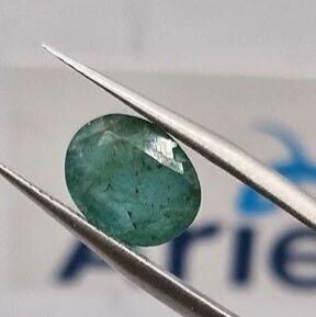 2.31ct 10.1x8.1mm Oval Natural Zambia Emerald