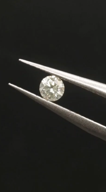 0.23ct 3.80mm  M - SI Round  Cut Natural Diamond