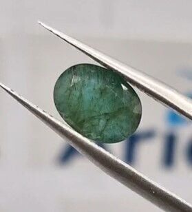 2.11ct 9.5x7mm Oval Natural Zambia Emerald