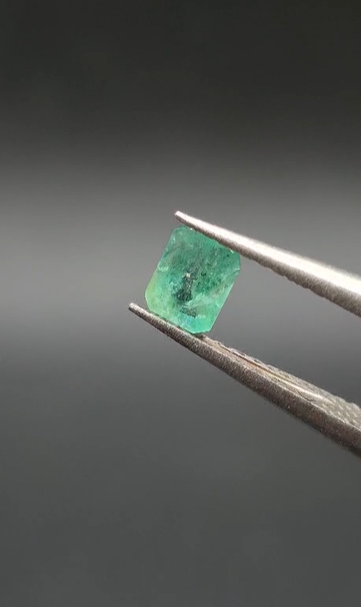 0.38ct 5x3.9mm Octagon Natural Emerald