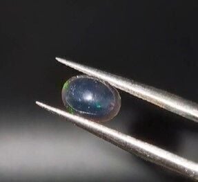 0.70ct 8x5.7mm Oval Natural Cabachon Ethiopian Opal