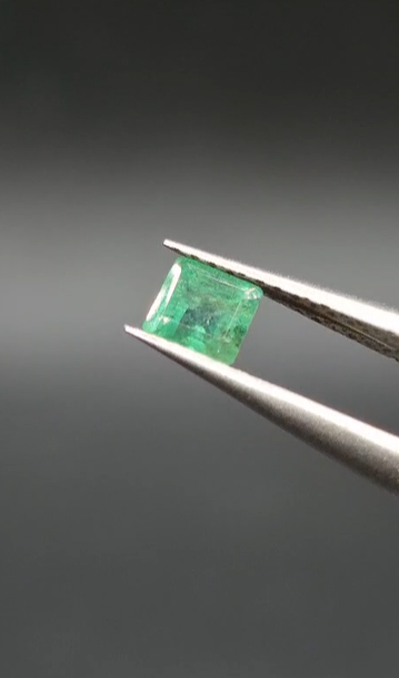0.44ct 4.1mm Square Natural Emerald