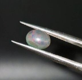 0.90ct 8x6.2mm Oval Natural Cabachon Ethiopian Opal