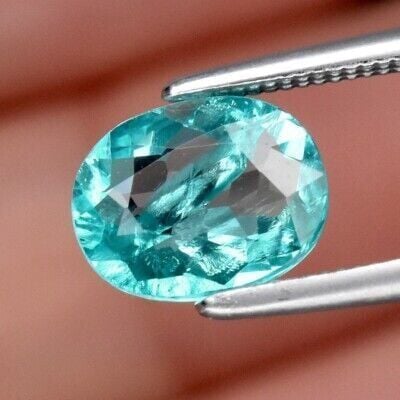 1.27ct 7.8x6.2mm Oval Natural Green Blue Apatite, Madagascar