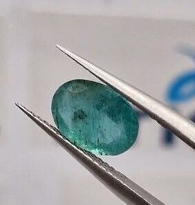 1.96ct 9.7x7.1mm Oval Natural Zambia Emerald