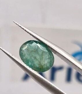 1.94ct 10x7.5mm Oval Natural Zambia Emerald