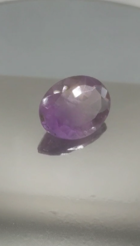 7.30ct 15.6x11.8mm Oval Natural Purple Amethyst