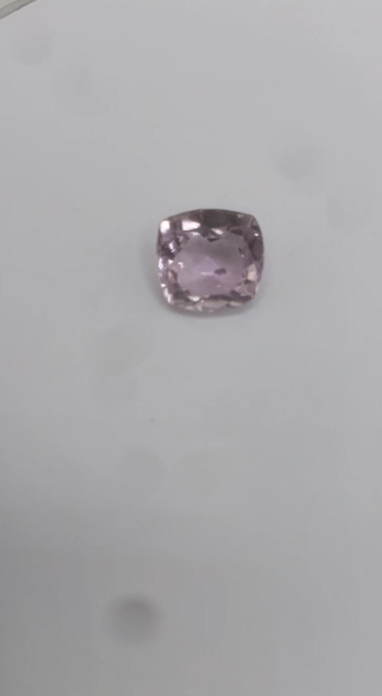 5.35ct 11.2x10.6mm VS Cushion Light Purple Natural Amethyst