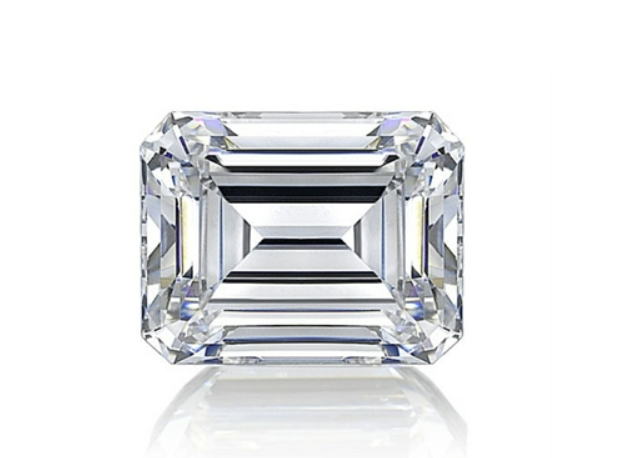 Gia Sertifikalı - 0.66ct F/SI2 -Ex-VG Emerald Cut Natural Diamond