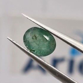 1.27ct 7.8x6mm Oval Natural Zambia Emerald