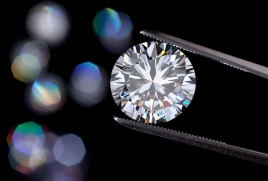Gia Sertifikalı - 0.53ct 5.15mm  F/VS2 -EX-EX-EX   Round Brillant  Cut Natural Diamond