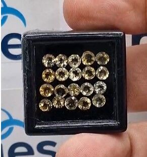 4.03ct 4mm 20pcs Lot Natural  Citrine