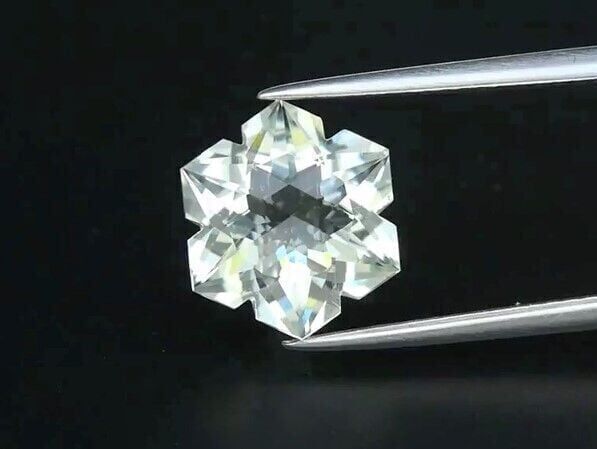 2.79ct 9.5x9.5mm VS Snowflake Natural Green Amethyst, Brazil