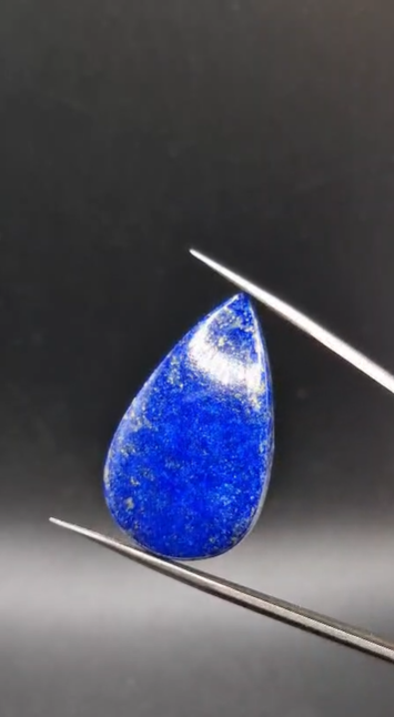 45.00ct 36.6x21.5mm Pear Natural Lapis Lazuli