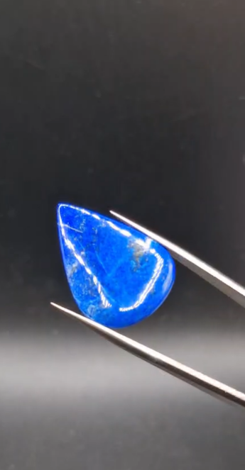 15.20ct 28.4x20.7mm Pear Natural Lapis Lazuli