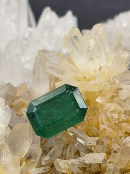 IGSL Sertifikalı - 6.98ct 12.8x9.29mm Octagon Natural Emerald - Zambia