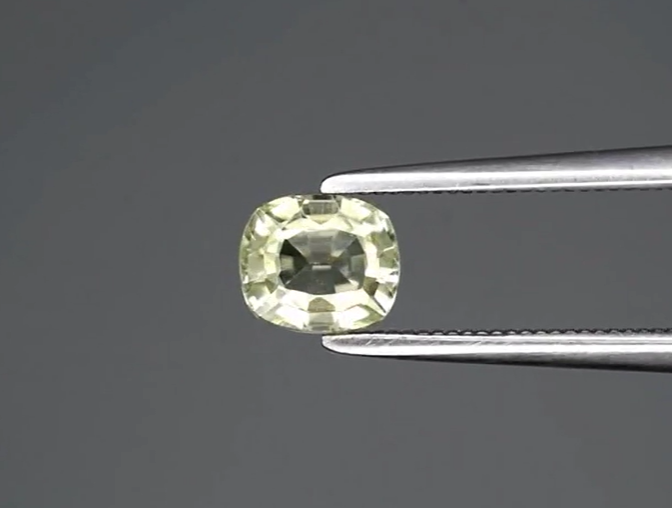 0.75ct 5.5x4.8mm VS Cushion Natural Color Change Diaspore - Turkey