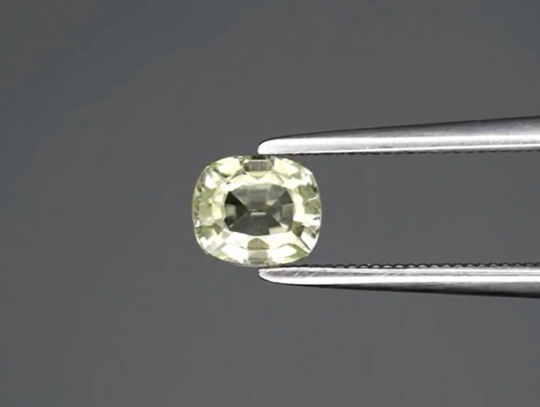 0.75ct 5.5x4.8mm VS Cushion Natural Color Change Diaspore - Turkey