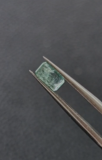 0.45ct 6.3x3.5mm Octagon Natural Emerald Zambia