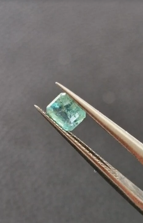 0.43ct 4.6x3.7mm Octagon Natural Emerald Zambia