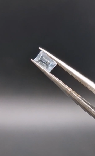 0.26ct 5x3.1mm Octagon Natural Unheated Blue Aquamarine