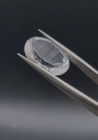 10.85ct 17.9x12.8mm Oval Concave Natural Crystal Quartz