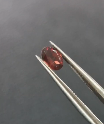 0.70ct 6x4mm Oval Natural  Garnet
