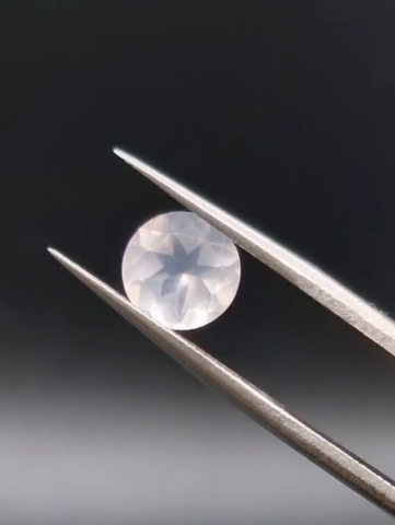 1.70ct 8mm Round Natural Rose Quartz