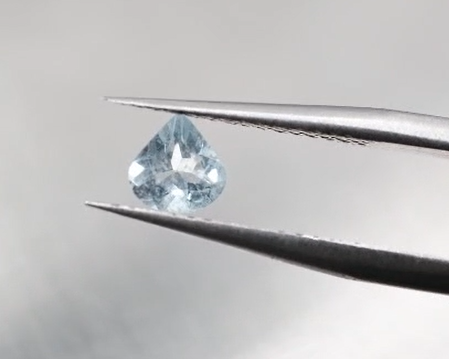 0.33ct 5.1x5.1mm Pear Natural Aquamarine