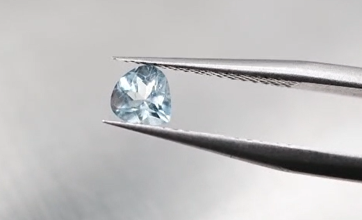 0.38ct 4.9x4.9mm Pear Natural Aquamarine