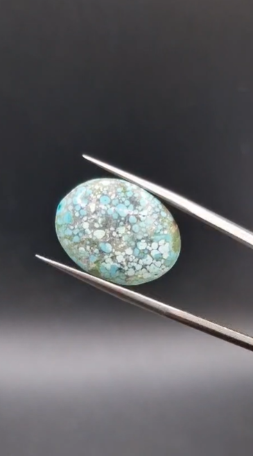 11.30ct 20.7x15.8mm Oval Natural  Tibetian Turquase