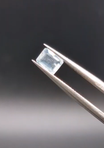 0.56ct 5.5x4.1mm Octagon Natural Unheated Blue Aquamarine