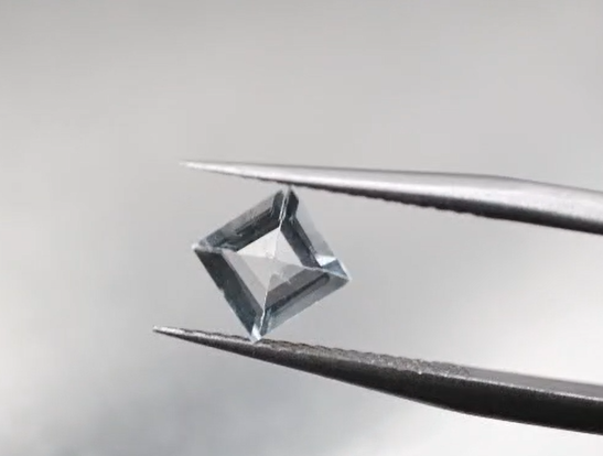 0.49ct 5x5mm Square Natural Aquamarine