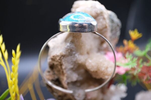 17.51gr Natural İran Firuze Taşlı 925 Ayar Bileklik