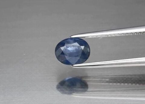 1.14ct 7x5.5mm Oval Blue Sapphire Madagascar, Heated