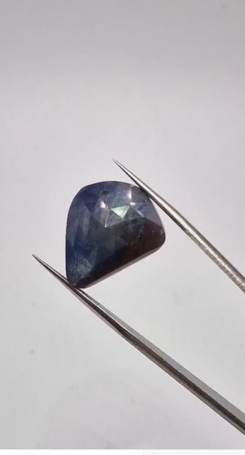 23.02ct 21.9x17.3mm Rose Cut Natural Sapphire