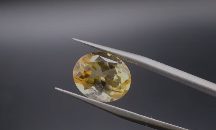 4.62ct 12x10mm Oval Natural Citrine