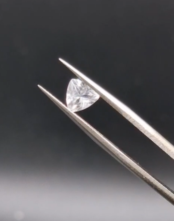 1.05ct 6mm Trillion Natural Unheated  Aquamarine