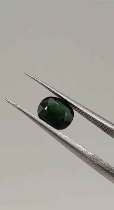 1.30ct 6.6x5.7mm Oval Natural Sapphire, Heated