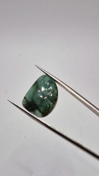 10.02ct 21.2x16mm Rose Cut Natural Sapphire